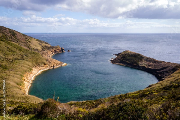Fototapeta view of the coast of crete