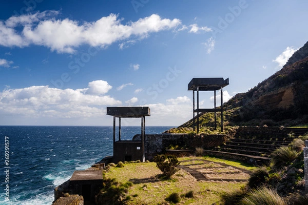 Obraz lifeguard tower on the beach