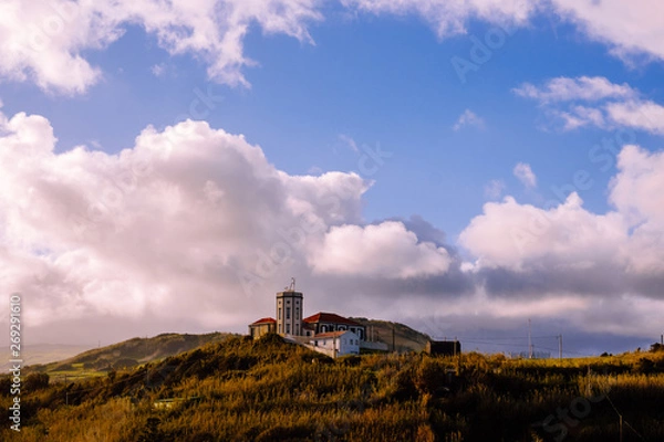 Obraz mountain landscape with clouds