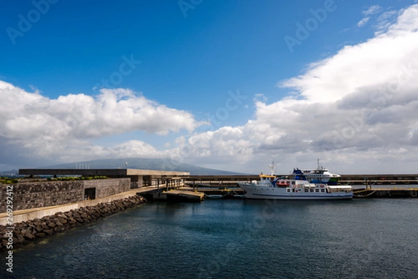 Obraz clouds over the river