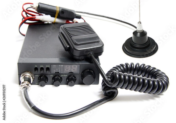 Obraz CB radio with microphone