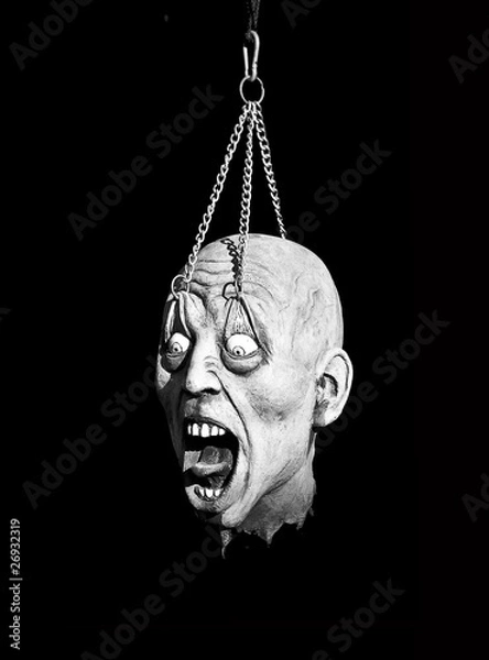 Obraz głowa horroru