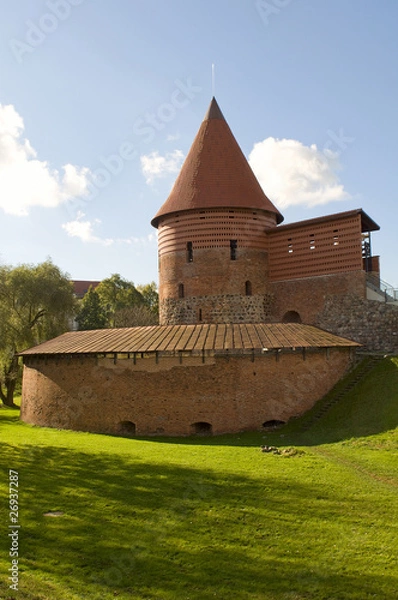 Obraz Old castle in Kaunas. Lithuania