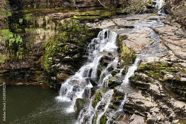 Obraz Falls of Clyde in New Lanark in Scotland, UK