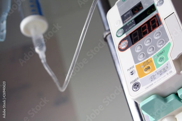 Obraz saline iv drip