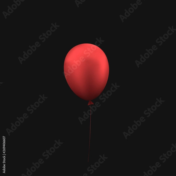 Obraz Empty red balloon
