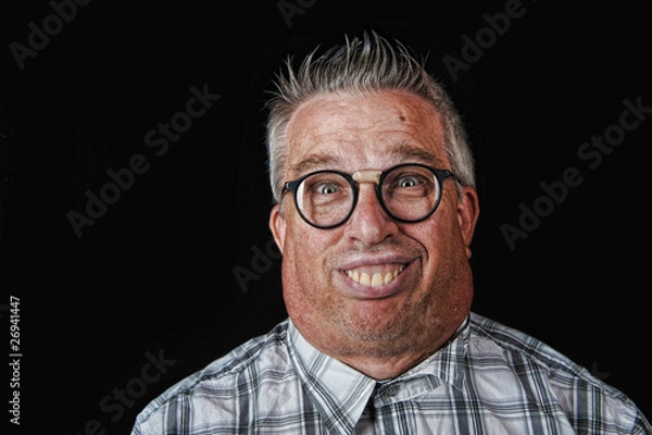 Obraz Nerd man