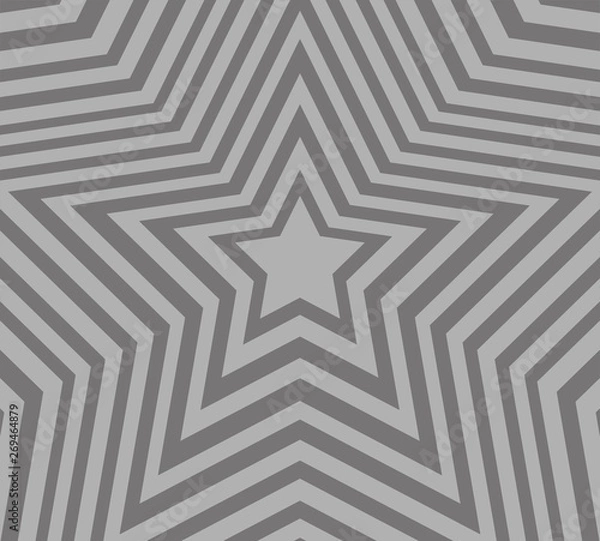 Obraz Grey stars labyrinth pattern vector