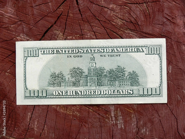 Obraz hundred dollar note