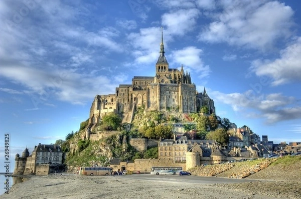 Obraz HDR du Mont-Saint-Michel