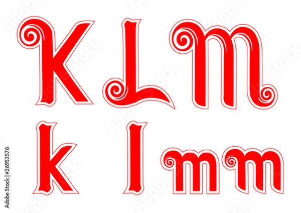 Obraz Candy Cane Swirl KkLlMm