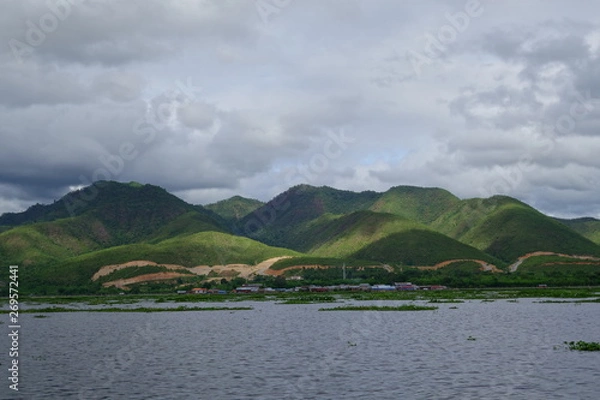 Fototapeta Lac Inlé