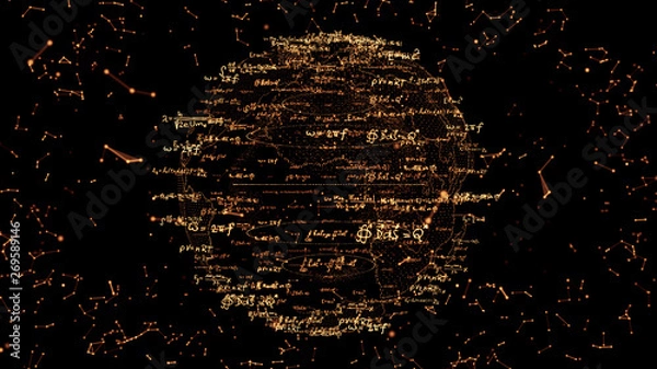 Fototapeta World Mathematical Formulas