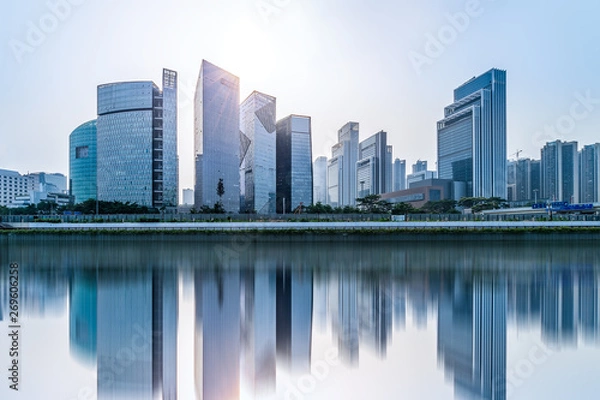 Obraz Shenzhen City, Guangdong Province, China High-tech Park City Scenery