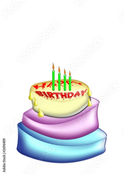 Obraz birthday greetings