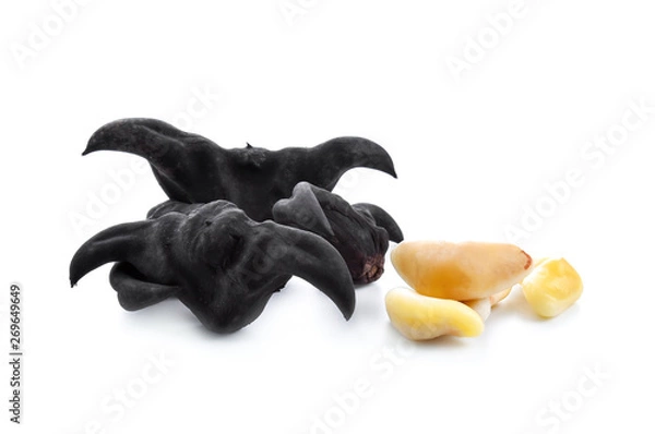 Obraz Water chestnut isolated on white background