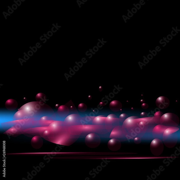 Fototapeta Abstract background with ball