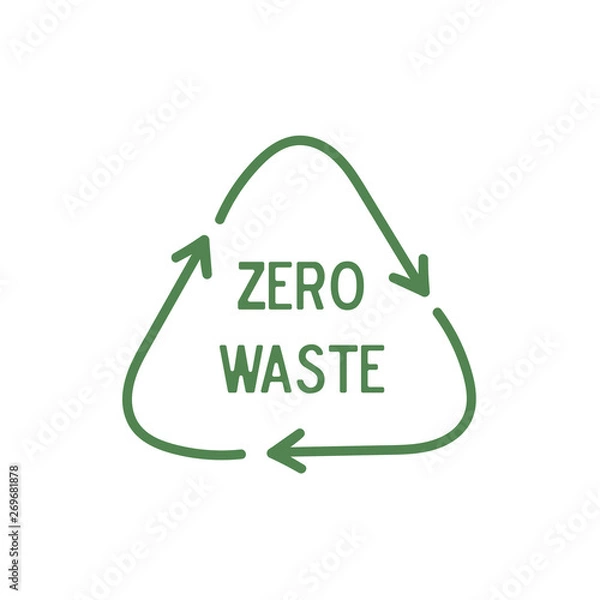 Fototapeta zero waste