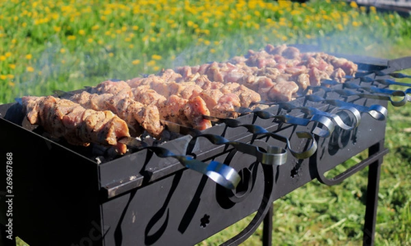 Obraz barbecue on the grill