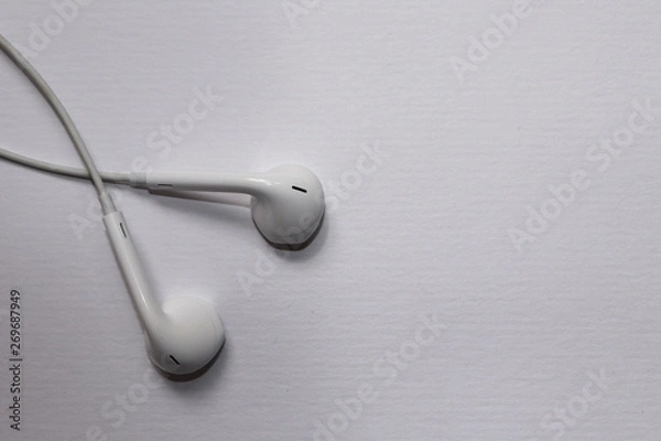 Obraz headphone on white background
