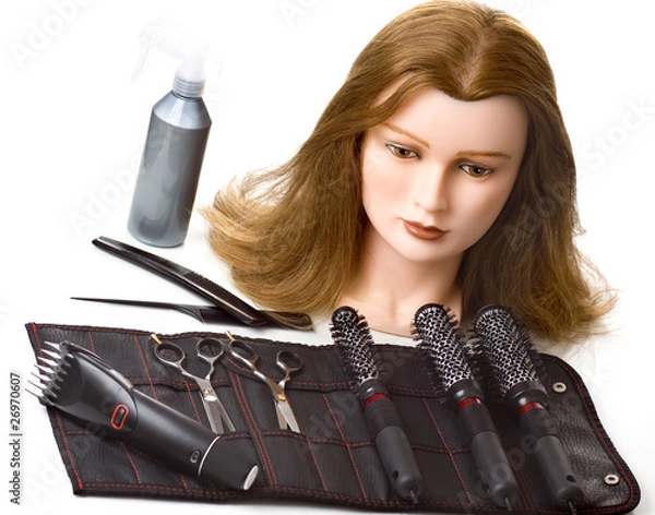 Obraz Barber school accessory