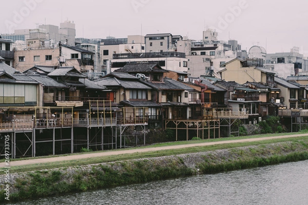 Fototapeta 京の街並み　風景