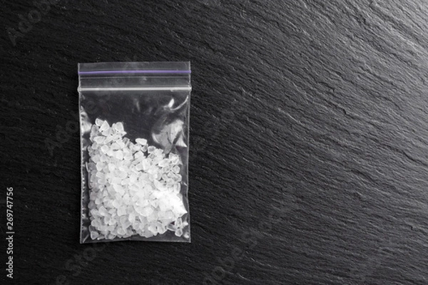 Obraz white methamphetamine crystals