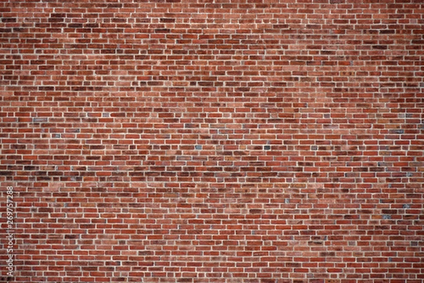 Fototapeta facade view of old brick wall background