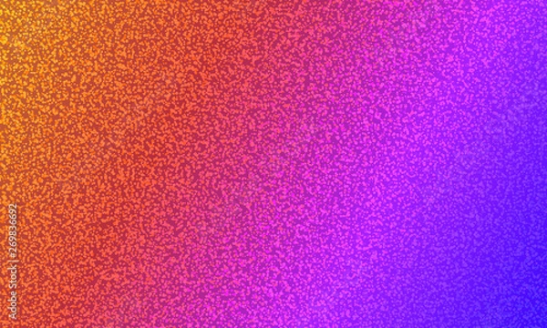 Obraz Holographic grunge dot textured diagonal gradient colorful vector backdrop