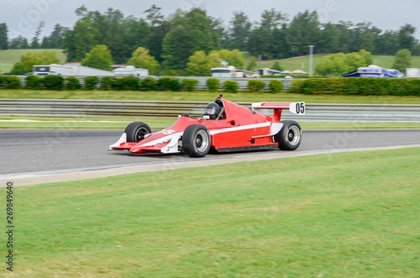 Obraz race car on track