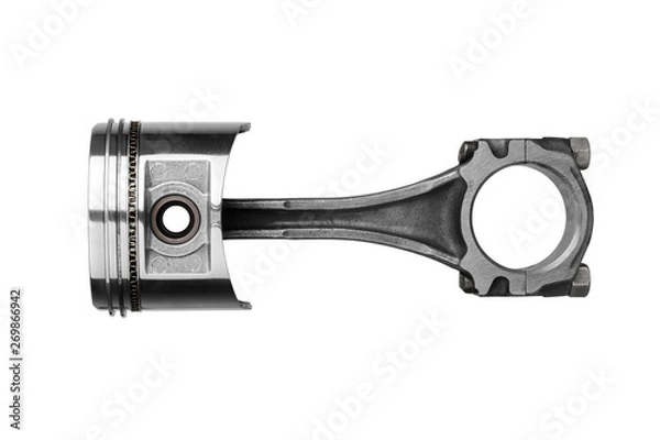 Obraz piston isolated on white