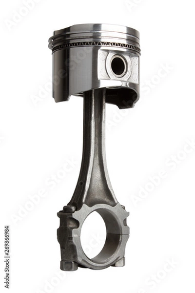 Obraz piston on white