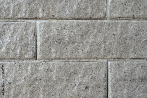 Obraz Old gray brick wall texture