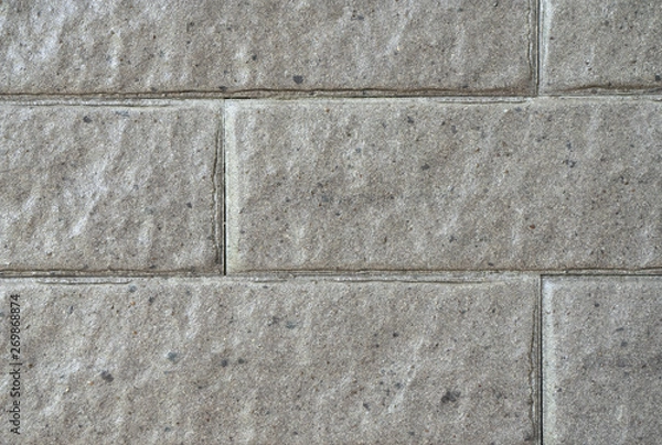 Obraz Old gray brick wall texture
