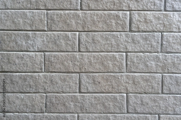 Obraz Old gray brick wall texture