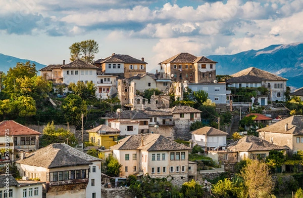 Obraz Historical UNESCO protected town of Gjirocaster , Southern Albania