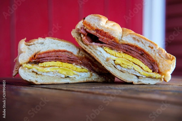 Fototapeta Taylor Ham Egg Cheese