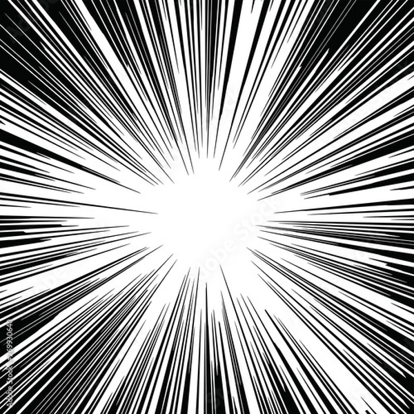 Fototapeta Background exploding with flashing light
