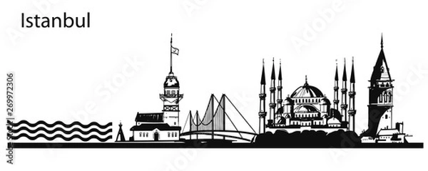 Fototapeta istanbul horizontal готовый