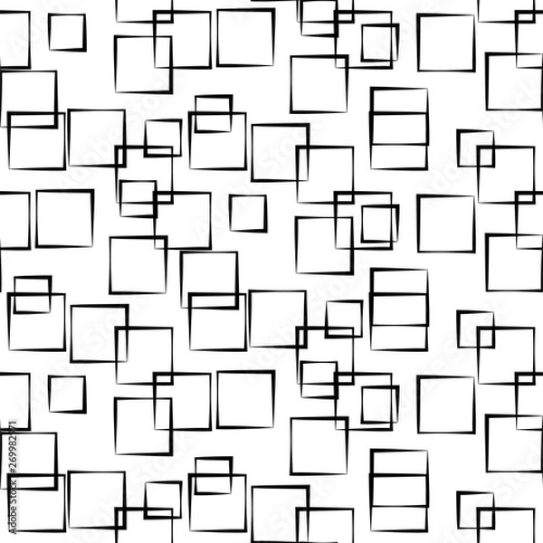 Fototapeta Geometric Rectangle Seamless Pattern