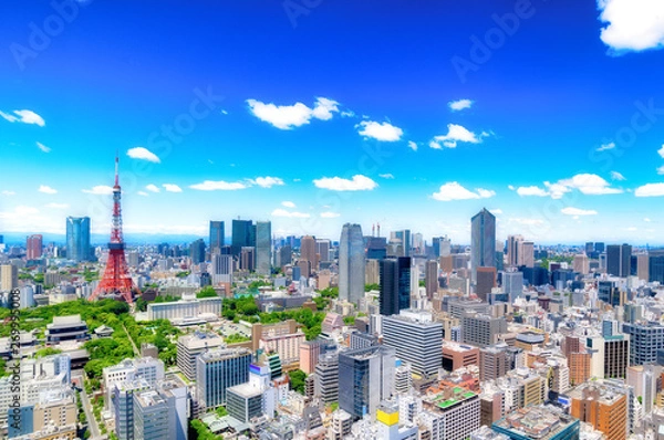 Obraz 東京の都市風景