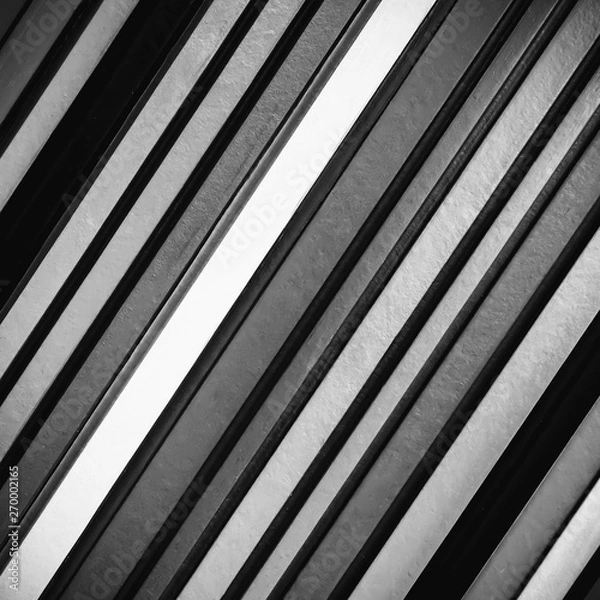Fototapeta stainless taxture black and white Stripe pattern picture
