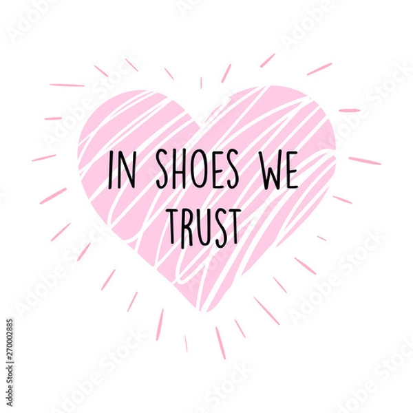 Fototapeta Cute heart print design vector