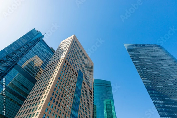 Fototapeta 汐留のビジネス街