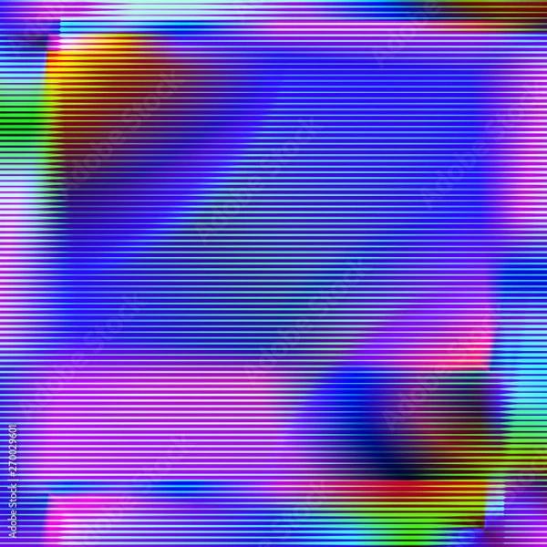 Obraz Digital glitch effect.