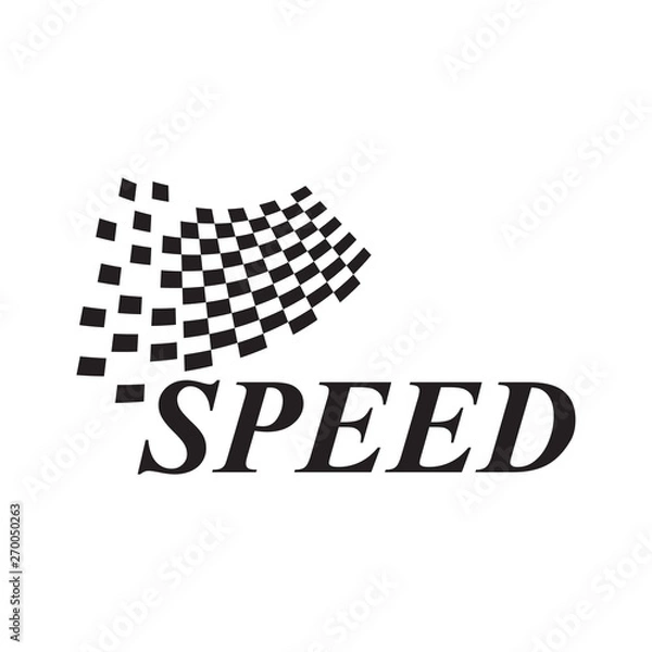 Obraz Race flag icon design