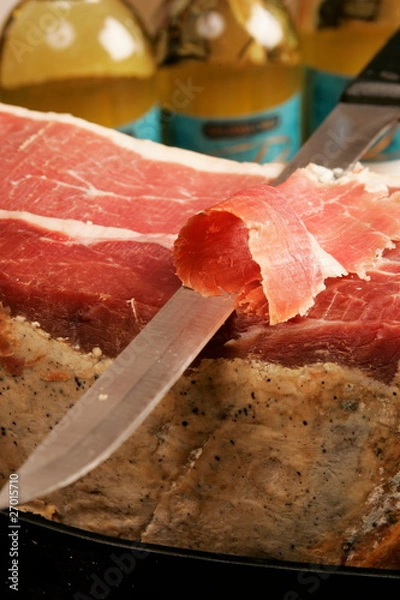 Obraz ハムを切る