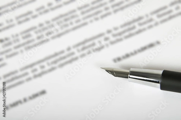 Obraz Contrato laboral