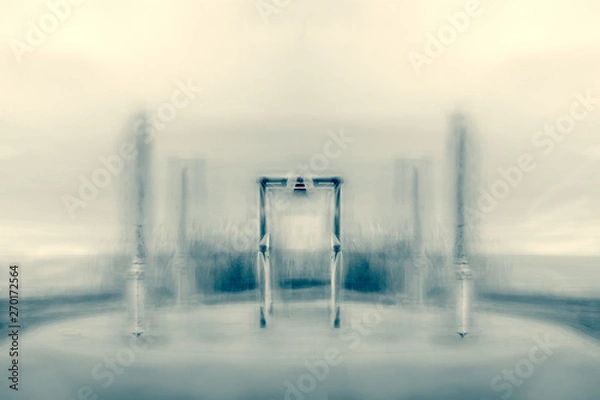 Obraz Wedding preparations facing the sea