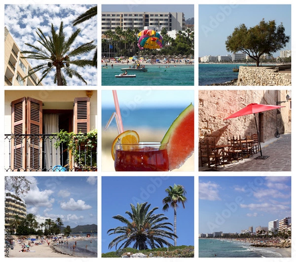 Obraz Collage Mallorca Impressionen